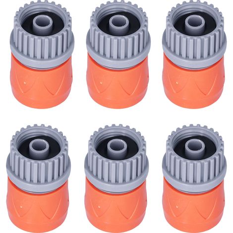 6 Pièces Connecteur de Tuyau Plastique Résistant Anti-Acide Fort Anti-Rouille Tête d'Aspiration Adaptateur pour Piscine Jardin Standard Américain (1/5)