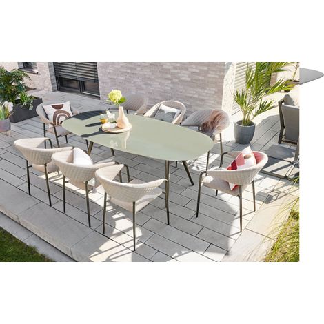 Primaster Lounge Möbelset Calvo 5-teilig natur mit wetterfestem Bezug Lounge Set (1/3)