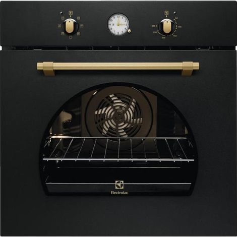 Einbaubackofen Electrolux FR65G schwarz 2780 W 72 L