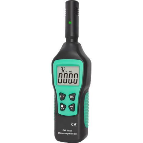 Détecteur d’ondes électromagnétiques pour usage domestique – Mesure précise des champs EMF/RF (50 Hz – 10 GHz), test de protection contre les radiations, idéal pour femmes enceintes, familles et envir (1/3)