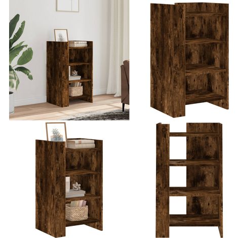 Sideboard Räuchereiche 45x35x75 cm Holzwerkstoff - Sideboard - Wohnraumgestaltung - Wohnzimmermöbel - Holzmöbel - Regal - Home & Living (1/5)