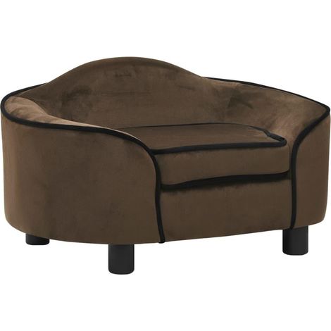 Sofá para perro 67 cm felpa marrón 020000182 (1/5)