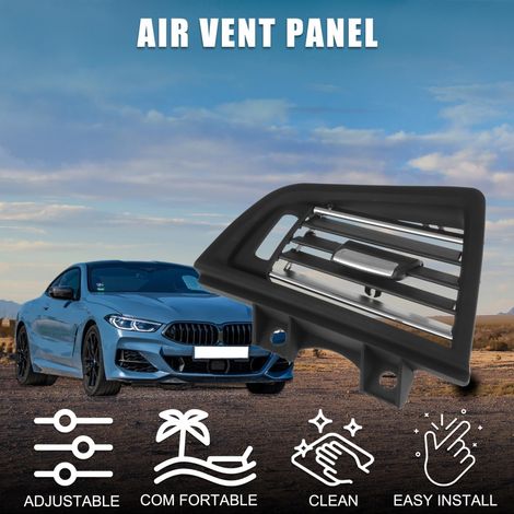 64229166883 ist für die linke Seite des Lüftungsgitters der Klimaanlage des BMW 5er F10 F18 mit galvanisierter Oberfläche geeignet. (1/4)
