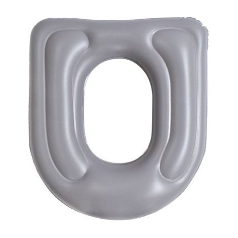 Coussin gonflable pour siège de toilette afin de soulager les escarres - Gris (1/5)
