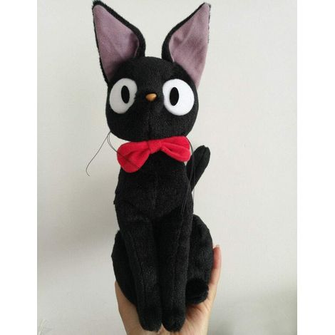 Chat en peluche noir en coton PP, jouet pour enfants, 30 cm (1/3)