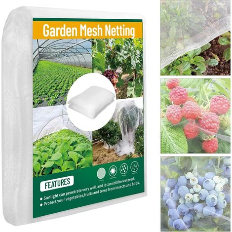 1 Filet Anti Insecte 3x10M,Maille Fine,Jardin,Potager,Serre
