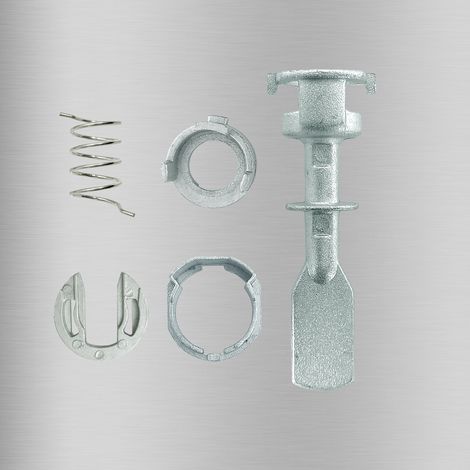 Applicable to Volkswagen car door lock cylinder parts, total length 46mm, 5-piece repair kit. (1/4)
