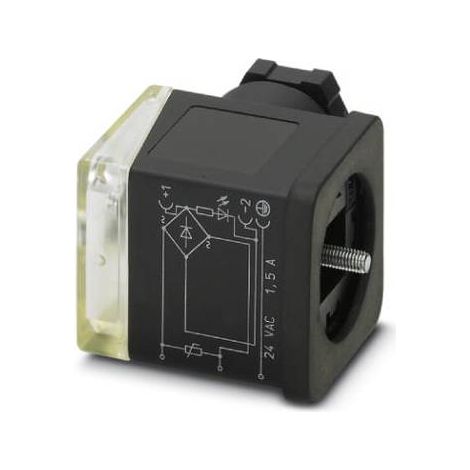Connecteur DIN 43650, Femelle, 3P+E, 230 V c.a., série SACC ( Prix pour 1 ) (1/2)