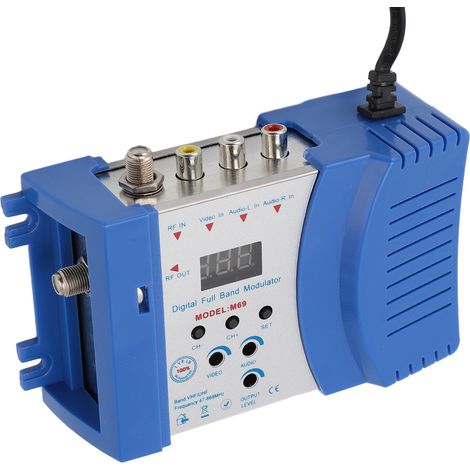 Convertisseur AV vers RF multifonctionnel Houdehold RHF UHF Modulateur RF numérique pour récepteur satellite (1/5)