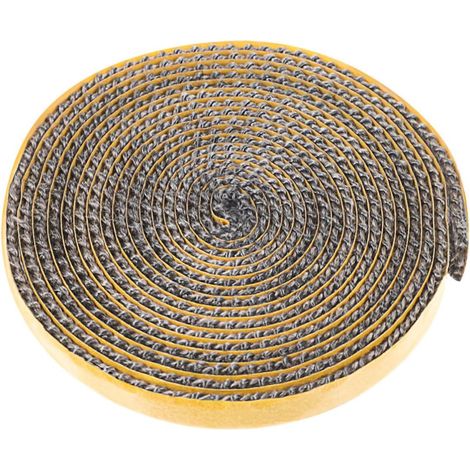 Joint D'étanchéité et Prévenant la Perte de Chaleur pour Porte de Poêle à Bois en Fibre de Verre Noir (1/5)