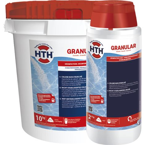 Hypochlorite de calcium - Chlore choc hth® GRANULAR 2,5 kg