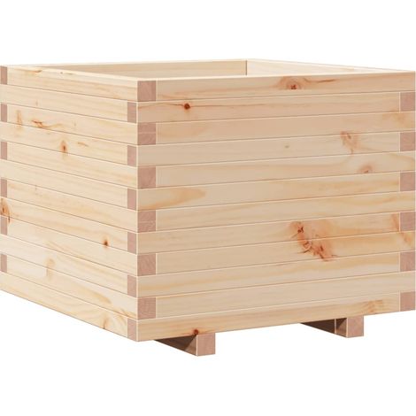 Maison Exclusive - Pflanzkübel 60x60x49,5 cm Massivholz Kiefer