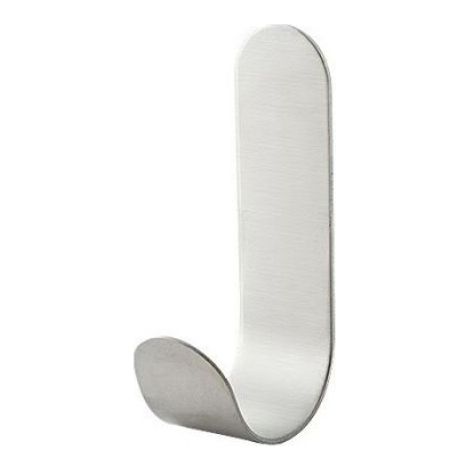 Lot de 5 Crochets Adhésifs Blancs - Fixation 3M Forte pour Surface Lisse, Support 2kg par Crochet (1/4)