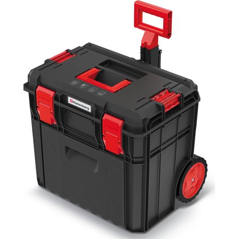 Coffre à outils sur roues KXB604050 - Noir/Rouge - Modulaire - Pratique et léger (1/5)