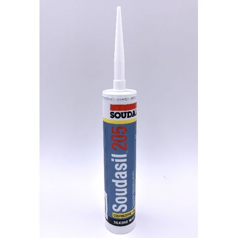sigillante neutro per edilizia 'soudasil 205' soudal 310 ml - bianco (1/2)