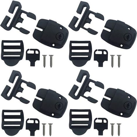 Kit de réparation de loquet de remplacement, pince de couvercle de spa, Kit de verrouillage à Clip de couvercle de spa (1/4)