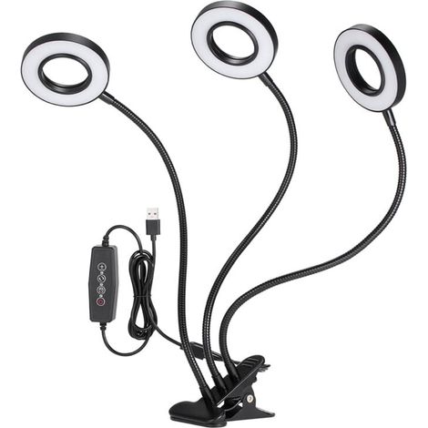 Gartenbeleuchtung, Pflanzenwachstumslampe, DC5V 27W 54 LED Dreifach-Ende (1/4)