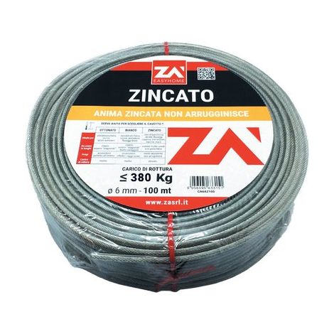 CAVETTO ACCIAIO ZINCATO TRASPARENTE