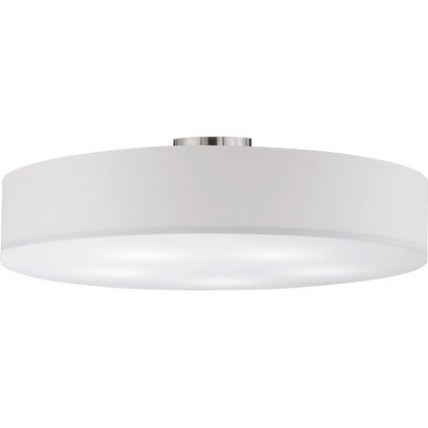 Plafoniera da Interno E27 in Metallo Nickel Opaco