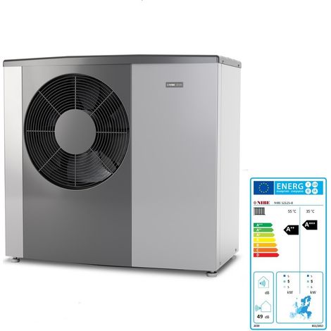 NIBE Luft/Wasser Wärmepumpe S2125-8, Monoblock Modulierend 2,6 - 6,8 KW, 064220 (1/4)