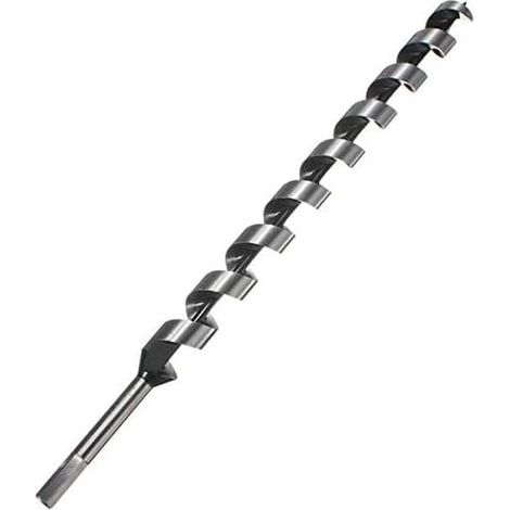 YMYNY 460 mm Sechskantschaftspitze Brad Point Schlangenbohrer Spiralbohrer Holzbohrwerkzeug – 10 mm (1/4)