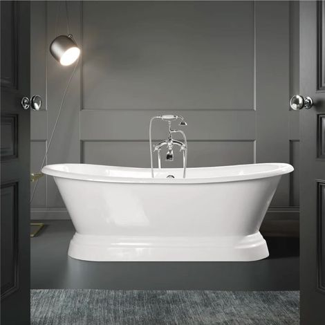 Bañera de Hierro SOUTHPORT blanca 180 cm