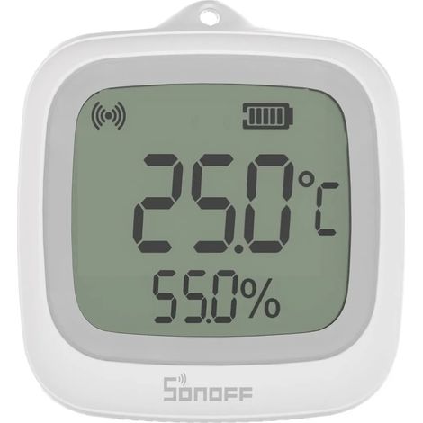 Capteur de température et d'humidité avec écran LCD, étanche IP65, compatible ZigBee, pour surveillance intérieure et extérieure (1/5)