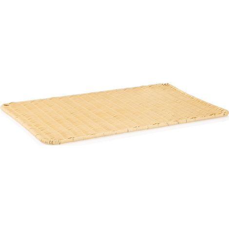 Plateau de présentation 60 x 40 cm beige polypropylène WEAVER PRO - Was Germany (1/2)