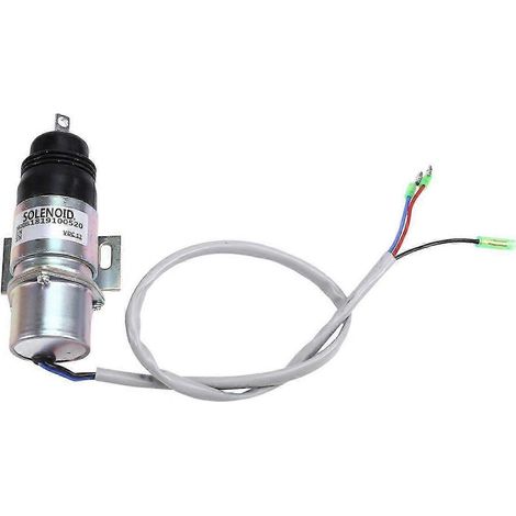 1819100520 Électrovanne d'arrêt de carburant robuste 12 V MV2-17A pour électrovanne d'arrêt moteur 1-81910-052-0 Z1819100520 (1/5)