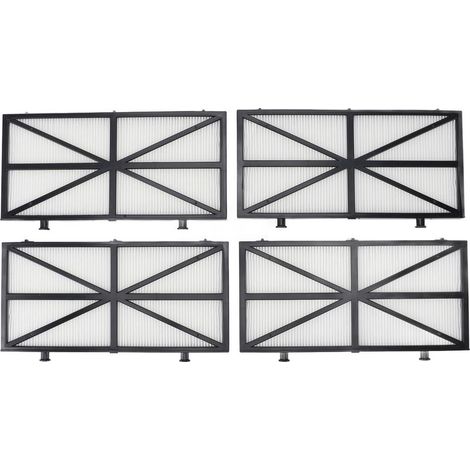 4 Cartouches Filtres Ultra-Fins pour Robot Nettoyeur de Piscine – Compatible Dolphin 9991425‑R4 – PP/PET/Carbon – Lavable & Réutilisable (27.7x14.3cm) (1/4)
