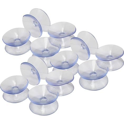 ventouses transparentes double face avec coussinets en (1/5)