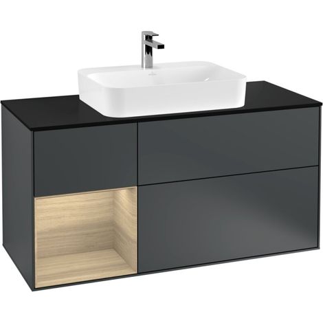 Villeroy & Boch F412PCHG Armoire sous lavabo Finion F41 (1/2)