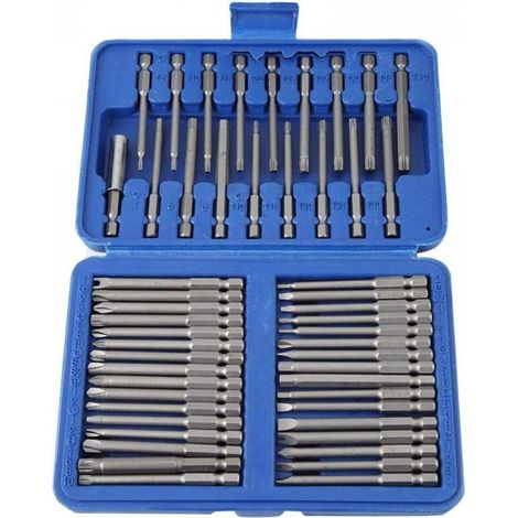 Coffret d'embouts de tournevis spéciaux de 50 pièces, comprenant des tournevis Phillips, électrique, Torx et plats (1/5)