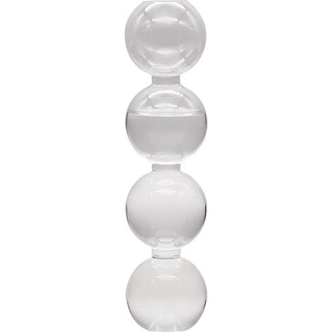 Nordische Blumenvase, leicht zu kombinieren, Kürbisform, transparente Kürbisblumenvase für Geschäftskunden, L