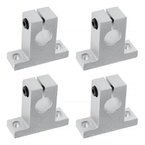 4x SK16 Support d'arbre Linéaire 16mm CNC Unités de Glissière à Billes à Mouvement Linéaire Support de Rail Guide d'arbre pour Imprimante 3D Machine Multi-axes (1/5)