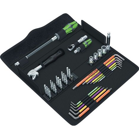 Wera – Coffret multi-outils 36 pièces – Jeu d'outils de vissage pour installateurs de fenêtres – Embouts pour vis et clés coudées – Pour chantiers humides (1/10)