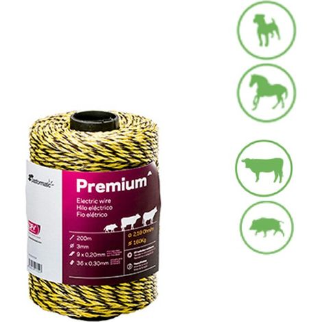 Cuerda cord conductor 3 mm 200 m