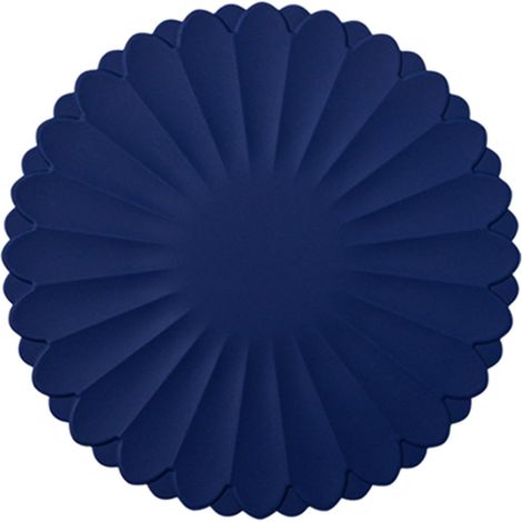 Sous-Plats en Silicone - Lot de 1 - Design Fleuri Bleu - Résistant Chaleur 250°C - Cuisine et Salle à Manger - Diamètre 30 cm (1/5)