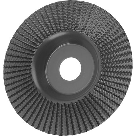 Disque à sculpter le bois, roue de façonnage 125 mm en carbure de tungstène, accessoire pour le travail du bois, noir (1/5)