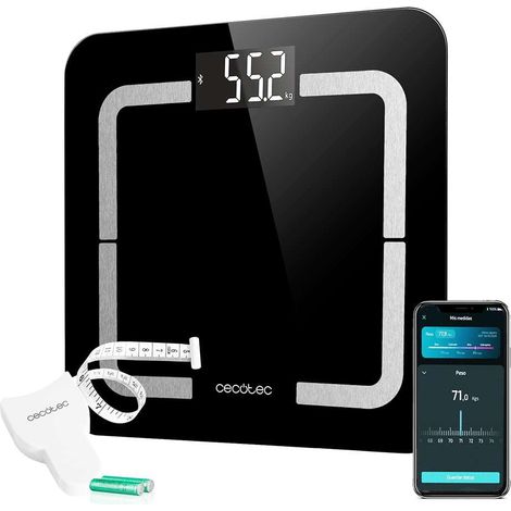 Cecotec Badezimmerwaage mit App Badezimmerwaage Surface Precision Smart Healthy