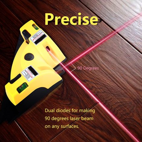 Outil de projection de niveau laser à angle droit (90°) vertical et horizontal (1/5)
