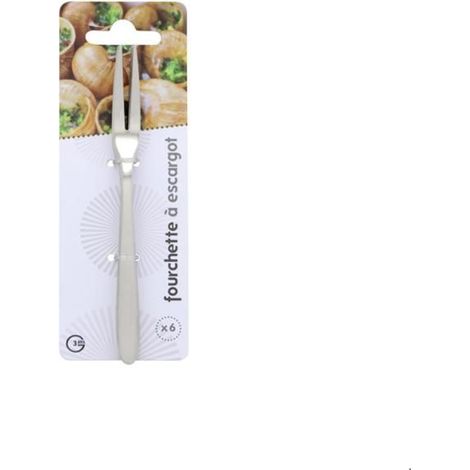 Fourchette à escargots - Chevalier Diffusion - Inox - Lot de 6 - Design élégant - Pratique