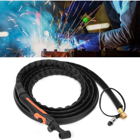 Luftgekühltes Lichtbogenschweißbrenner-Set TIG-17, 4 Meter Kabel, 10 mm M16x1,5 Schweißgerät (TIG-17V Schaltventil) (1/5)