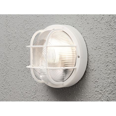 LED Kellerleuchte für Wand-& Deckenmontage Ø18,5cm, Weiß (1/3)