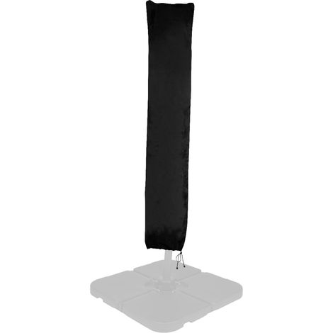 Vonroc – Housse de parasol 45 x 220 cm – Pour parasols jusqu'à 400 cm – Fermeture à glissière et cordon de serrage – Résistante aux UV et imperméable (1/2)