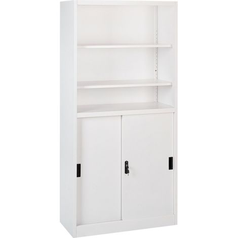 Büroschrank MUSCOVITE Metall Weiß (1/5)