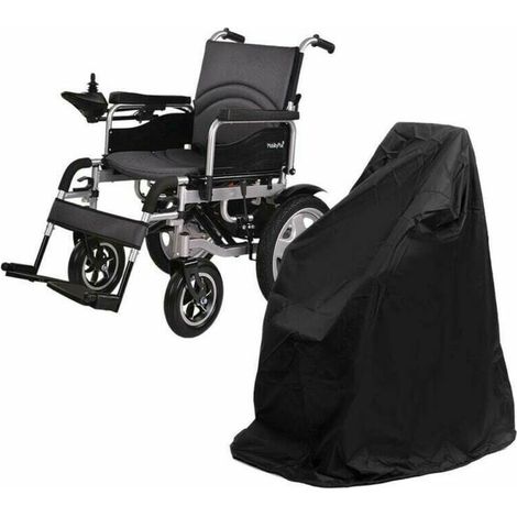 Housse de protection pour fauteuil roulant électrique, Imperméable, Anti-UV-100x75x100cm Noir (1/5)