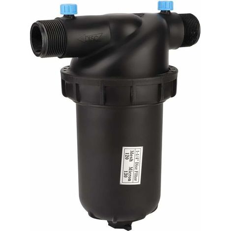 Filtro per irrigazione, filtro a disco con filettatura maschio da 120 mesh per irrigazione, filtro agricolo, pompa da giardino, Macaron (1/4)