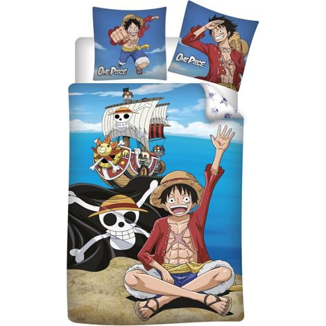 Parure de lit réversible One Piece - Luffy - 140 cm x 200 cm (1/2)