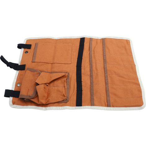Sac de rangement suspendu pour le camping, en toile imperméable, gain de place, avec plusieurs poches, organisateur de rangement suspendu pour tente-auvent (1/5)